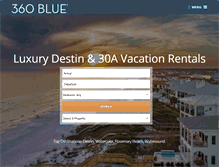 Tablet Screenshot of 360blueproperties.com